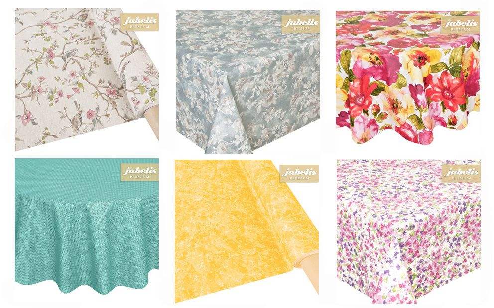 Ausgefallene edle Tischdecken im italienischen Design aus beschichteten Baumwollstoffen gefertigt die auch für große Tische lieferbar sind
