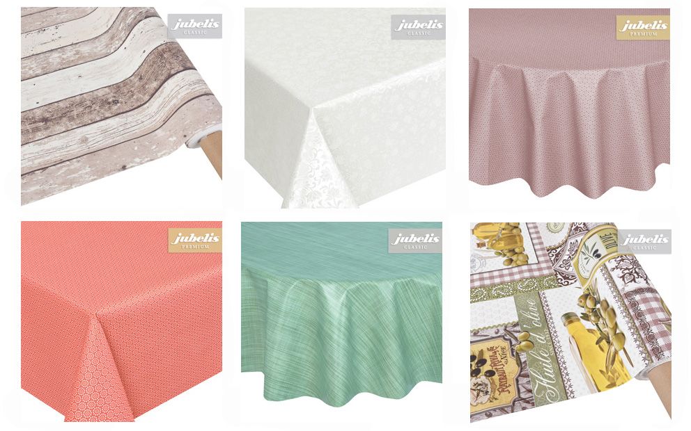 Unifarbene Tischdecken die dezent gemustert sind oder schöne Tischtücher im Landhausstil - die bunte Angebots-Palette an Farben und Mustern bietet vielfältige Möglichkeiten